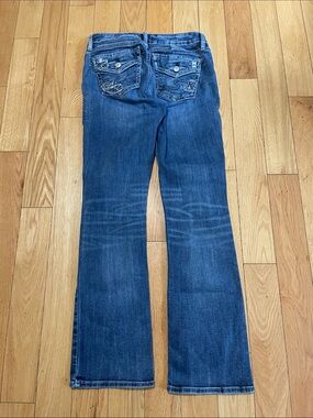 Silver Jeans Women's Flare Denim in Medium Blue Wash